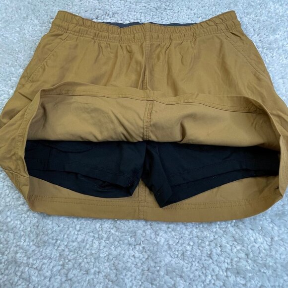 Prana Double Peak Skort Skirt Antique Bronze - Picture 8 of 10
